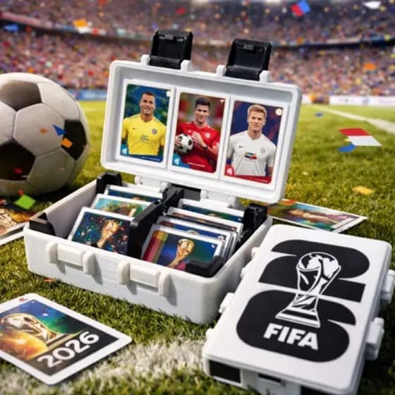 Caixa Case Porta Figurinhas Copa/ Box Organizador
