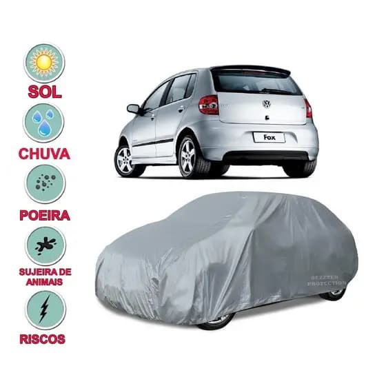 Capa cobrir carro Fox 100% Impermeável Proteção Total Bezzter Protection