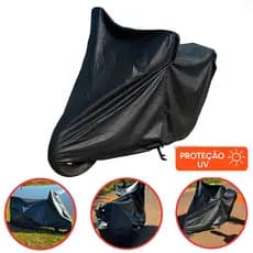Capa Cobrir Moto Térmica Sol Chuva 100% Forrada Impermeável P M G