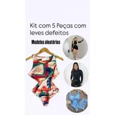 Kit 5 Peças Femininas Aleatórias com Leves Defeitos | Queima de Estoque | Promoção Limitada