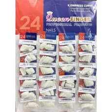 BR25-Kit 24 Unhas Postiças Para Alongamento Natural Unha Postiça