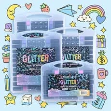 Marcador metálico 24/48/72/96/120 caneta de glitter de cabeça dupla marcador de cabeça dupla brilhante