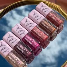 Gloss Labial Ruby Rose Holográfico Glitter 6 Cores Brilho Intenso Hidratante Longa Duração e Volume
