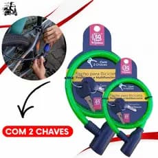 Corrente Cadeado de Segurança Moto Bicicleta Bike Reforçado Anti Furto 650 x 10 mm