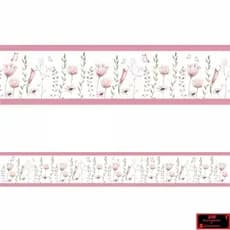 Faixa adesiva kit 2 un Adesiva Floral Infantil Decoração para Parede Quarto de Menina faiinha