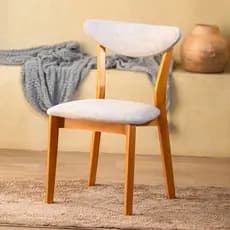 Cadeira de Jantar Floripa Madeira Maciça Estofada Confortavel Premium Di Franco