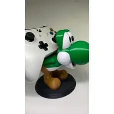 Suporte Para Controle - Tema Yoshi Mario - P/ Ps3, Ps4, Ps5, Xbox One, Xbox 360, Xbox Series, Headset