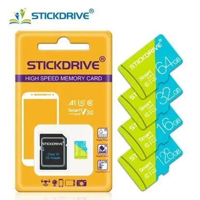 Nova Chegada Cartões De Memória 32GB Class10 Mini Cartão SD 16GB 64GB 128GB Tarjeta Pendrive Flash Cartao De Memoria Par