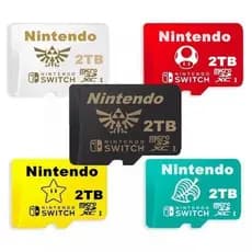 NINTENDO 64GB 128GB 256GB 512GB 1TB 2TB Super Cartão De Memória Para Telefones Switch Câmeras Jogo MP4