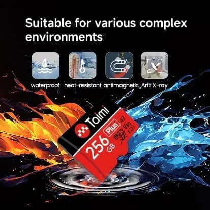 Cartão De Memória Taimi Ultra microSDXC UHS-I-C10 , U3 , Full HD , A2 , MicroSD De 64 Gb E 256 Para Gravação Leitura De