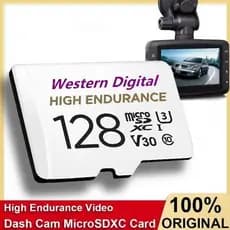 Cartão micro SD Western Digital Novo De Alto Risco 128 Gb Para Smartphones , Equipamentos De Drones , Áudio , PC