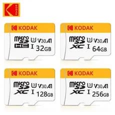 Cartão De Memória Kodak 32TF 64GB Celular 128GB Câmera 256GB Monitoramento Dash Cam