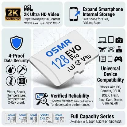 V30 U3 Micro Cartão De Memória SD 128GB 32GB 64GB/TF Flash 2/4/8/16/32/64/128/256GB Classe 10 Para Telefone
