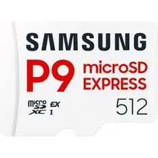 Cartão microSD Express Samsung P9 , De Memória microSDXC De 512 Gb , Até 800 MB/s , Para Nintendo Switchtm
