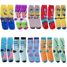 🧦KIT 2 PARES DE MEIAS DIVERTIDAS/PERSONAGENS | ADULTO E INFANTIL | CANO ALTO |💥ALGODÃO7