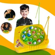 Jogo Infantil De Pescaria Pega Peixe 15 Peixes Coloridos Brinquedo Educativo Para Crianças