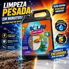Limpador de Piso Encardido Solav Limpa Fácil ProClean Rende 5L