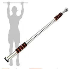 Barra Fixa Porta Exercício Crossfit Treino Musculação Barra Ajustável Porta 62cm 92cm