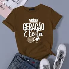 Camisa Camiseta T-Shirt Cristã Algodão 30.1 - Geração eleita