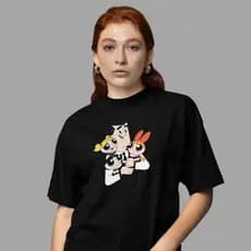 Tshirt Camiseta Feminina  Professor Utônio Superpoderosas 100% Algodão Estilo Streetwear Premium