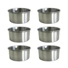 Kit 6 Formas Redonda Mini Bolo Confeitaria Cozinha
