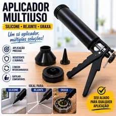 Aplicador Pistola Silicone  Rejunte Graxa Nylon Plastico