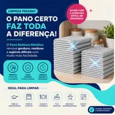kit 5 /10 ou 20 Pano De Limpeza De Cozinha Fogão Reutilizável/Toalha Louça/Panos Doméstico