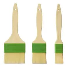 Kit 3 Pinceis Culinário Profissional Para Oléo Cozinha Churrasco