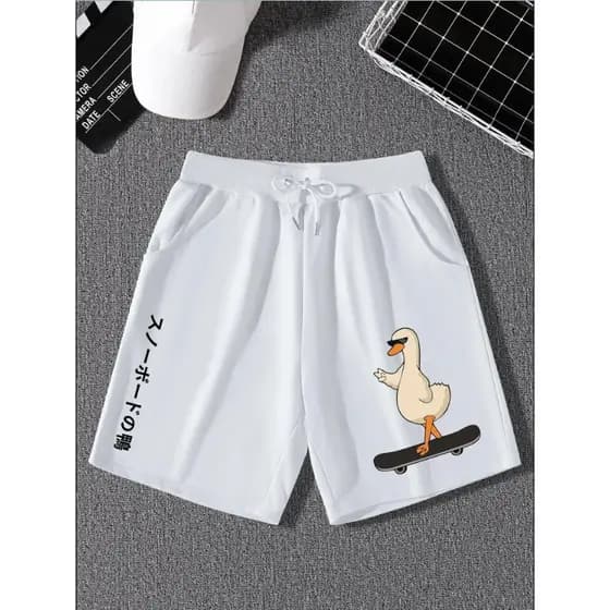Bermuda Moletom Estampado Flanelado Treinos Casual Viagens Qualidade