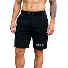 Short De Moletom Importada Bermuda Estampada BS