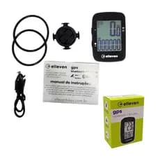 Ciclocomputador Elleven Com GPS e Bluetooth Preto USB-C IPX7 BC26