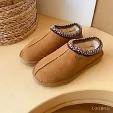Botas de neve UGG de sola plana para homens e mulheres, calçado de inverno de algodão, quente e espesso, estilo étnico H