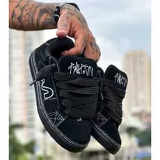 tenis tesla hertz masculino e feminino unissex casual eskatista esportivo streetwear suede lançamento da moda do momento