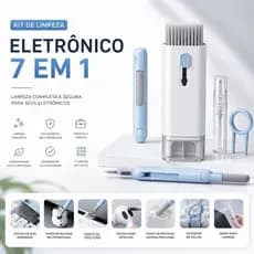 Escova 7 em 1 Para Limpeza de Eletrônicos Fones Teclado Tela Celular Computador e Câmera