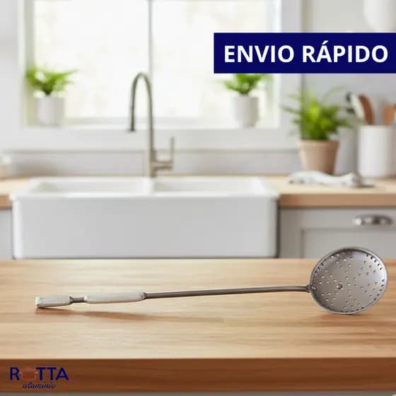 ESCUMADEIRA HOTEL N16 COLHER  PROFISSIONAL LONGA PARA FRITURA  ITU