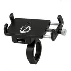 Suporte Para Celular Moto Em Aluminio USB Carregador GPS Bike Bicicleta Articulado 360º Guidão