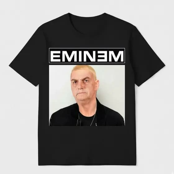 Camiseta Eminem Bolsonaro Meme Algodão Unissex FASHION