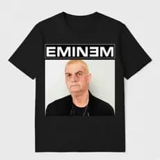 Camiseta Eminem Bolsonaro Meme Algodão Unissex FASHION