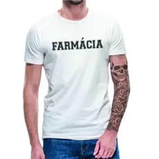 Camiseta Camisa Farmacia Curso Faculdade Varias Cores 100% Algodão Pronta Entrega Farmaceutico