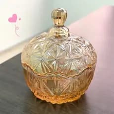 Potiche Bomboniere de vidro para lembrancinha aniversário casamento cristal luxo