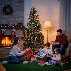 Arvore Pinheiro Artificial Tradicional 1.8m 400 Galhos Ajustável Hastes Flexíveis Decoração de Natal