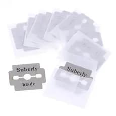 PFG 10/100pcs Lâminas De Substituição Para Removedor De Calos Planas Pés Pele Morta Dura FG
