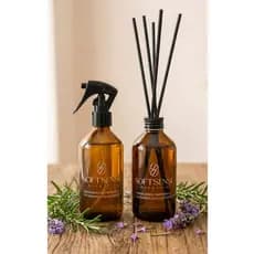 Kit Presente Home Spray e Difusor de Varetas 200ml Alecrim Aromatizador Ambiente Cheirinho Tecidos Herbal + Brinde
