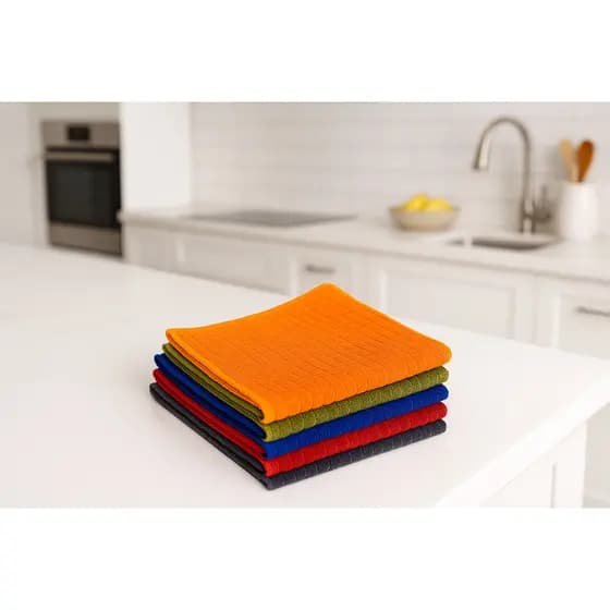 Kit 10 Panos De Microfibra 30x30cm Para Limpeza Geral Cor:SORTIDA