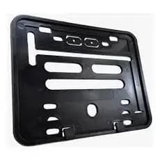 SUPORTE PROTETOR DE PLACA MOTO MERCOSUL SEM PARAFUSO