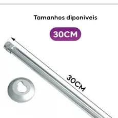 Cano/braço Para Chuveiro 30cm Alumínio