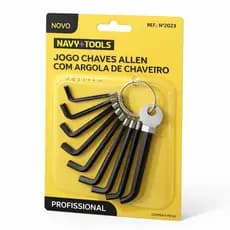 Jogo De Chave Allen 8 Peças Chaveiro