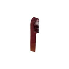 Pente Rústico de Madeira 22cm Salão Beleza Para Barba e Cabelo, Antiestático, Hidrata e Desembaraça