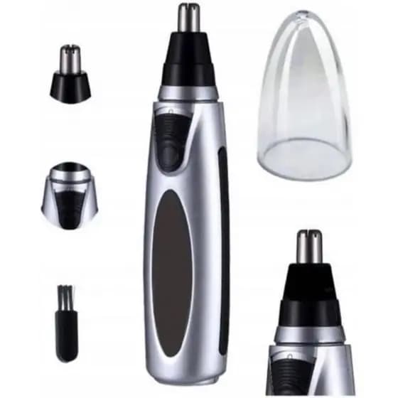 3 Removedor Aparador de Pelos Elétrico Eletromex/Portátil para Nariz/Orelha/Rosto / Depilador Facial