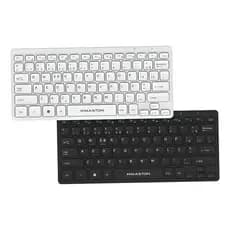 2 Teclados Sem Fio Bluetooth H’Maston JP101 Slim Portátil ABNT2 p/ Celular Tablet Notebook PC